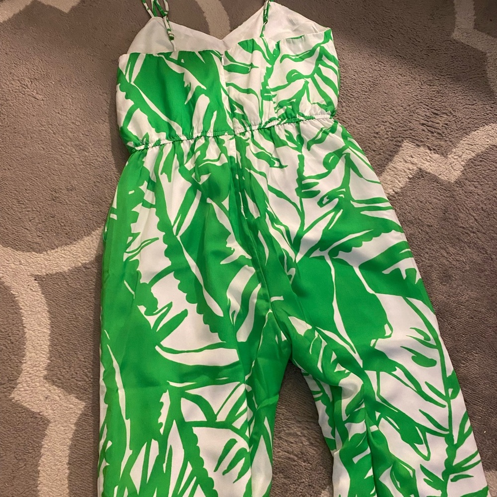 Lilly Pulitzer palm leaf jumpsuit - Picture 7 of 8